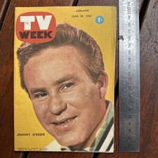 TV WEEK Magazine Australia with Johnny O'Keefe on Cover June 1962