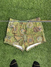 VTG 60  s HAWAIIAN TIKI Men  s MCM Swim Trunks SURFER Brown Shorts S M Elastic