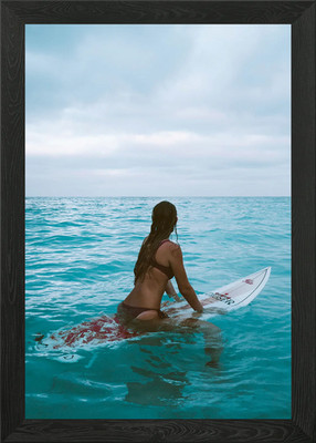 SOMMERLIEBHABER Gerahmtes Wandbild Poster Leinwanddruck Bild