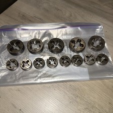 Vintage Lot Of  Tap Dies 13 Total!  Greenfield Tool & Die Lot O.K. Junior