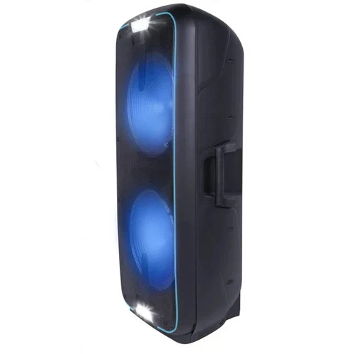 Gemini GSX-L2515BTB Dual 15" 2000W Bluetooth Party Speaker LED
