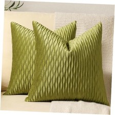 20x20 Throw Pillow Cases: 2 Pack Original 20" x 20" Pack of 2 Moss Green