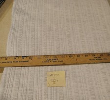 White Stripe Upholstery Fabric 1 Yard F222