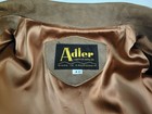 Vintage Adler 70s 80s Soft Suede Brown Leather Long Jacket Coat Mens 42 L — photo 3