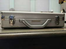 LEUCHTTURM Aluminum coin case CARGO L6 with 6 trays of various size coin holders