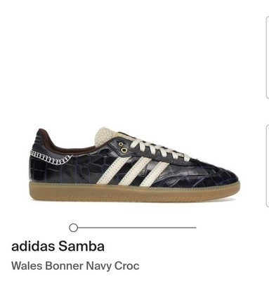 adidas Samba Wales Bonner Navy Croc | eBay