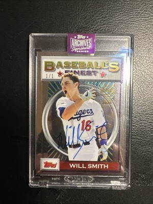 2020 Topps Finest Flashbacks -Will Smith #4 Refractor  Ultra Rare 1/1 