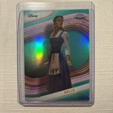 2025 Disney Topps Chrome Live Action Belle Teal /199