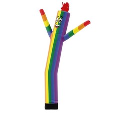 LookOurWay 6FT Rainbow Wacky Waving Inflatable Tube Man Blower Not Included