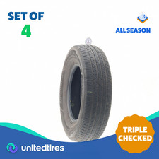 Set Of 4 Used 21575r15 Hankook Kinergy St 100t - 6-7.532 Set Of 4 Used 21575r15 Hankook Kinergy St 100t - 6-7.532