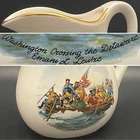 McCoy Pottery 365 Washington Crosses Delaware Pitcher by Emanuel Leutze USA 32oz