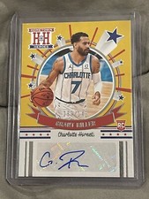 Grant Riller RC AUTO 2020-21 Panini Hometown Heroes Red Basketball Hornets /149