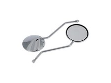 Set: 2 Spiegel, Ø110mm, komplett in Chrom - für Simson S50, S51, S70, KR51/2 Sch