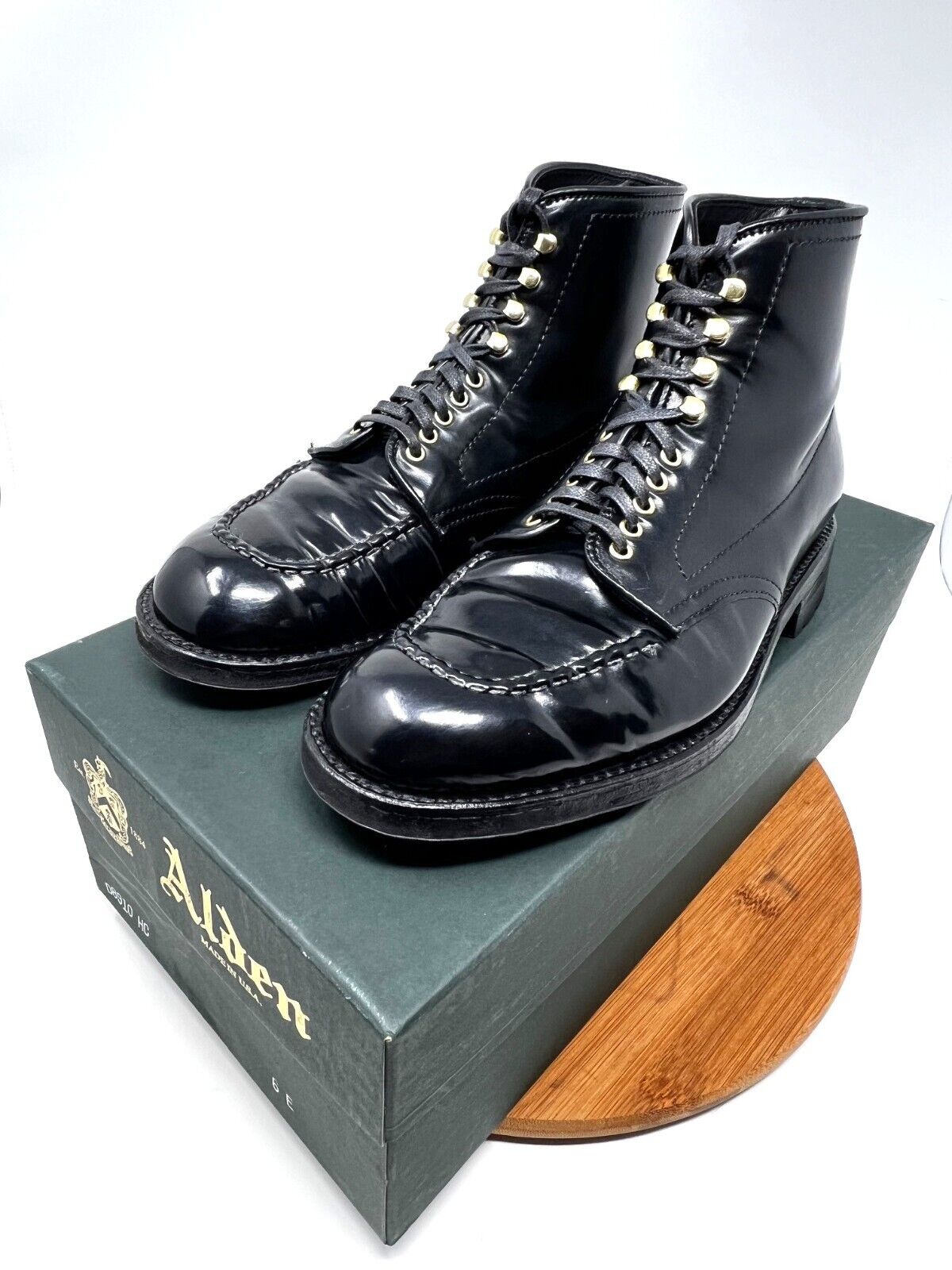 Alden D8910HC Black Shell Cordovan Indy Boot