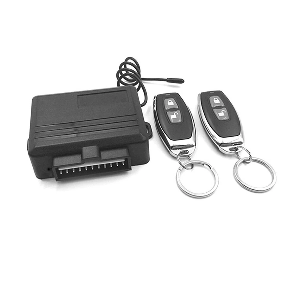 Universal Keyless Entry System Car Alarm Systems Device Auto Remote Control Kit - Image 4 of 4