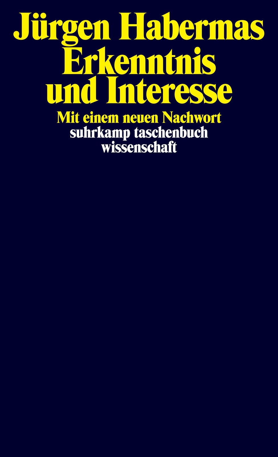 Erkenntnis Und Interesse Jürgen Habermas