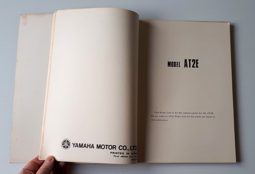 Genuine Yamaha Model AT2L Parts List Inc. CT2 Sup. (1971) - Picture 4 of 8