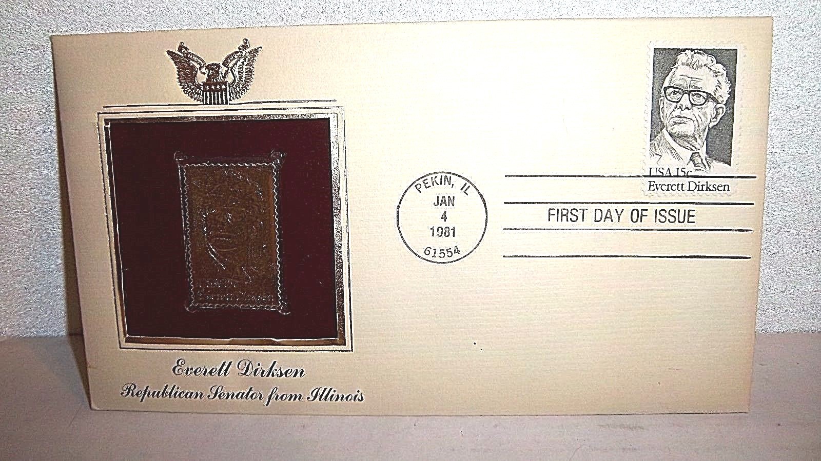 Everett Dirksen Commemorative First Day of Issue Stamp (1981) eBay