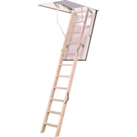TB Davies EuroFold 3 Section Timber Loft Ladder 2.8m 1530-000