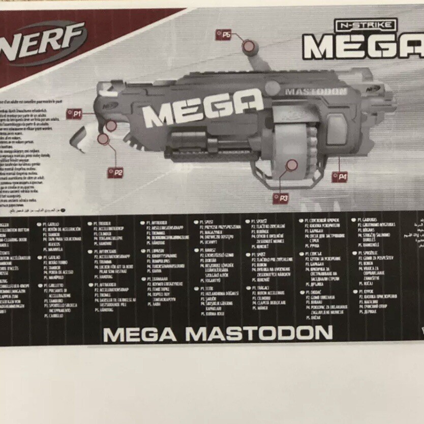 Buitengewoon Vol Sjah NERF N-strike Mega Mastodon Blaster 23189118 for sale online | eBay