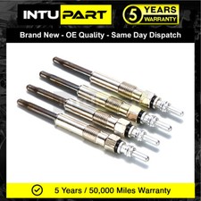 IntuPart 4X FOR VAUXHALL OPEL FRONTERA A 2.5 DIESEL HEATER GLOW PLUGS GP74109