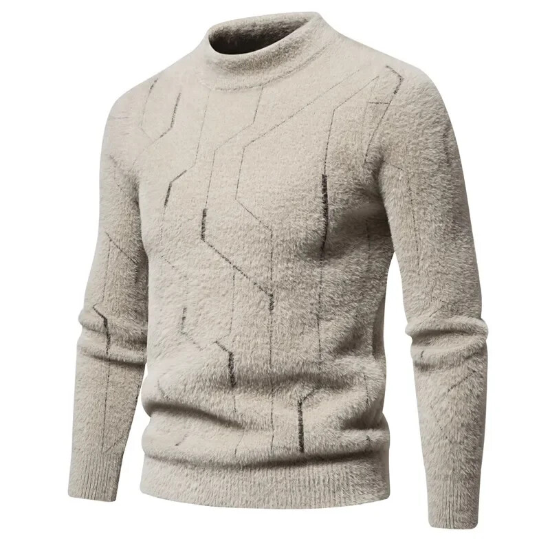Men's Winter Sweater Matching Fashion Knit Sweater Autumn Man Clothes ...
