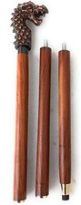 Handmade Walking Stick Handle Wooden Cane 36" Rosewood Stylish Derby Drag Gift