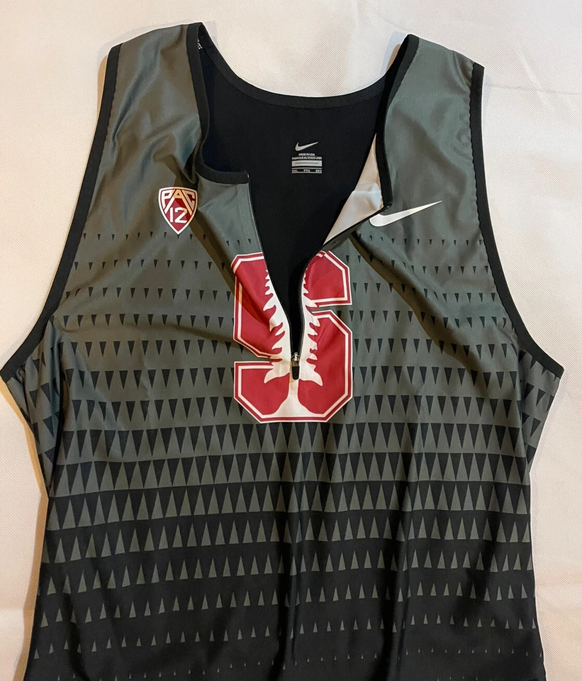 Nike Stanford Cardinal NCAA PAC-12 Sz 2XL Track Unitard Singlet Skinsuit Men’s - Image 4 of 4