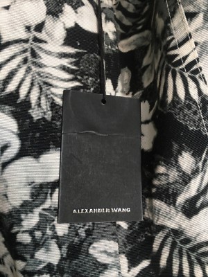 Helmut Lang Floral Black and White Mesh Dress NWT size 6 | eBay