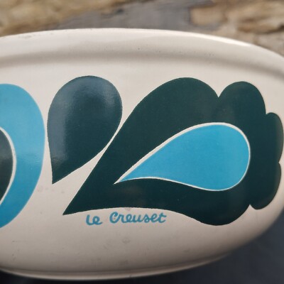 cocote à fondue le creuset caquelon fonte vintage années 70