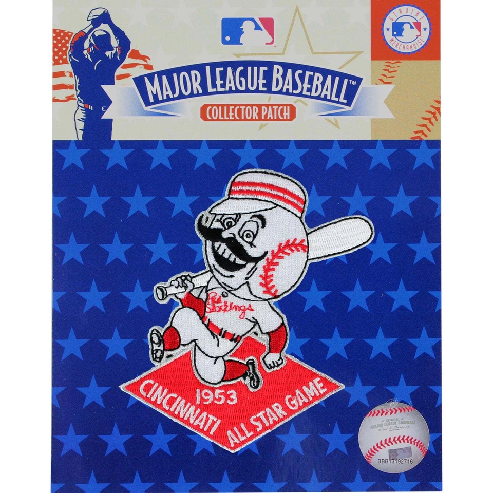 1953 MLB All Star Game in Cincinnati Reds Crosley Field Logo Jersey Sleeve Patch - Image 2 of 2