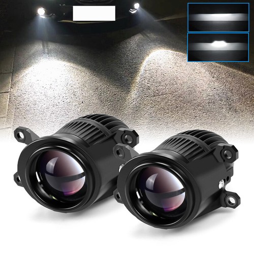 2X 2.0inch Bi-LED Fog Light Projector Lens Hi/Lo For Toyota Corolla Yaris Hilux - Picture 3 of 13