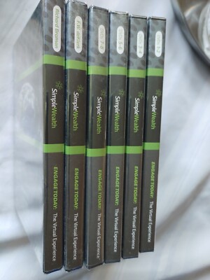 The Virtual Experience Simple Wealth ENGAGE TODAY 8 DVD Set Course Pack FSTSHP 
