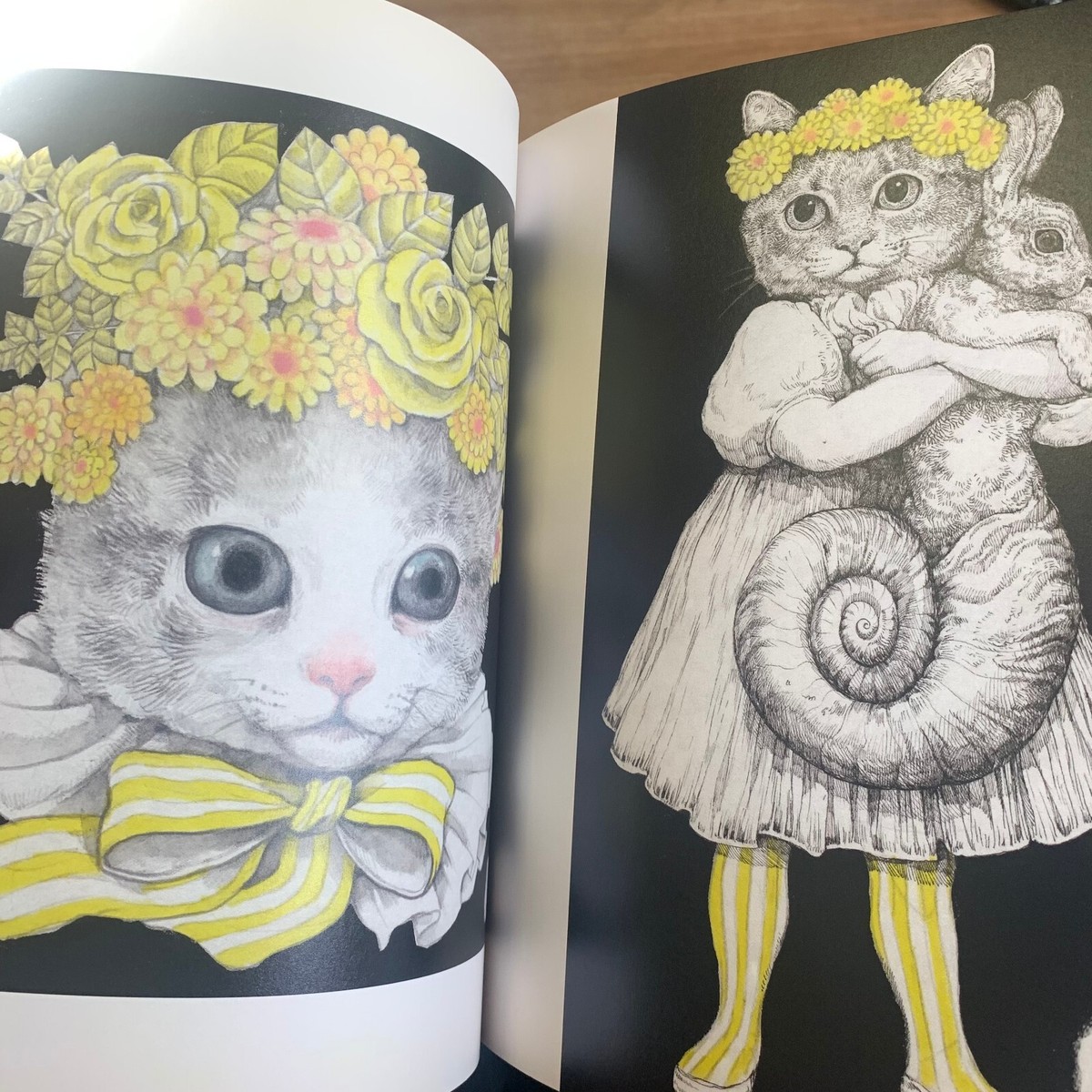 Yuko Higuchi Artworks First Illustration Collection Cat Animal