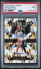 Angel Reese 2024 Panini Select WNBA Rookie #5 "Silver Flash" - PSA 9 - MINT