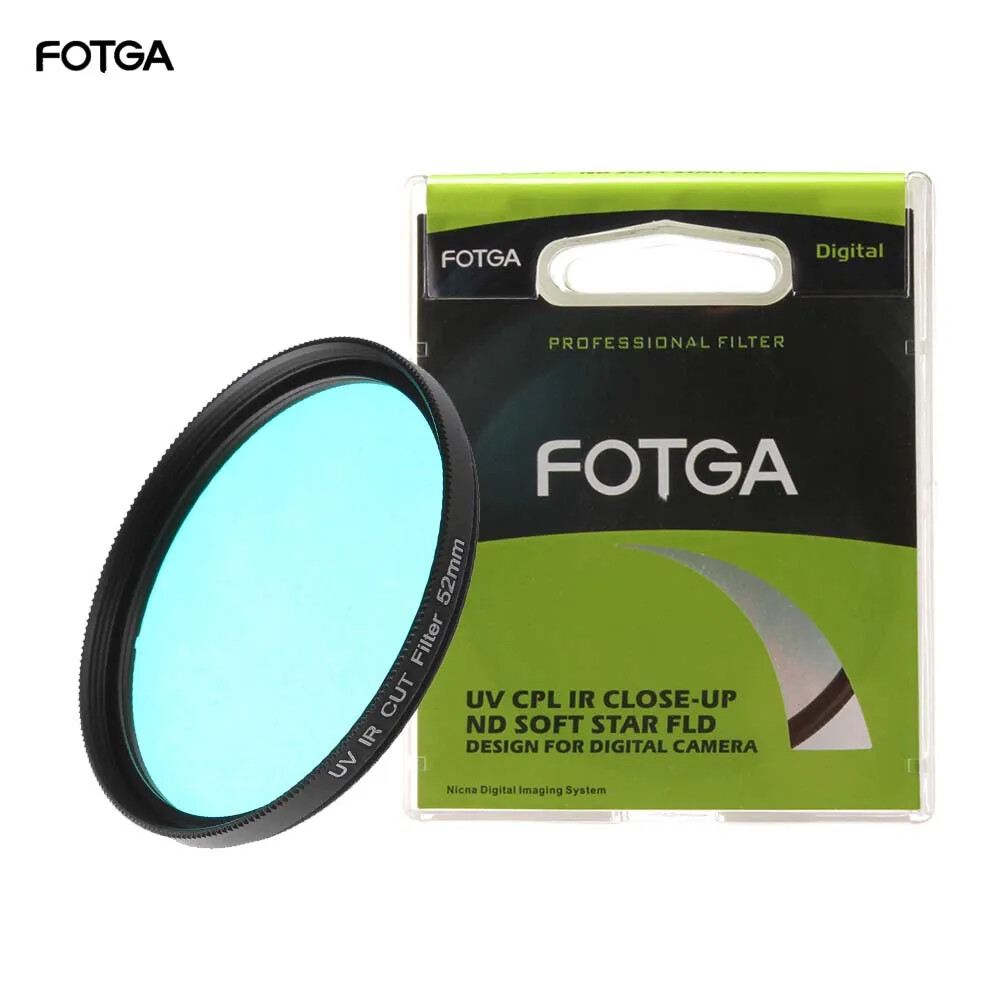 FOTGA Optical Glass UV-IR CUT filter 49mm UV Filter for Canon Nikon DSLR  Camera
