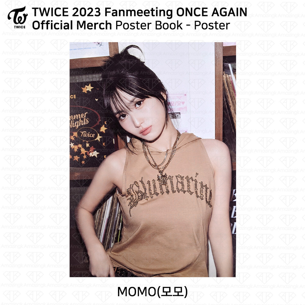 TWICE - TWICE ファンミーティング ファンミ ONCE BEGINS モモ ポスター TWICE - TWICE ファンミーティング ファンミ ONCE BEGINS モモ