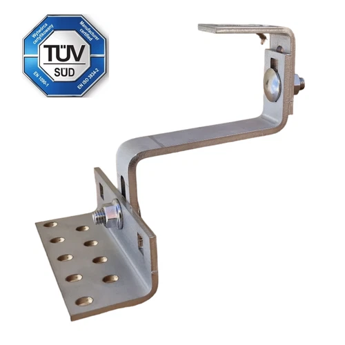 Roof Hooks 3 Way Adjustable 115mm Roof Tiles, PV Solar, Photovoltaic A2/5mm