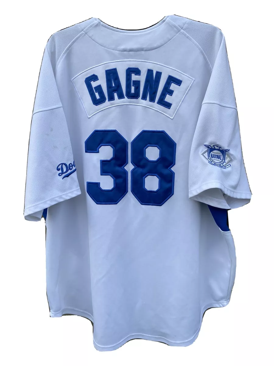 VINTAGE RARE Los Angeles Dodgers Eric Gagne #38 White NIKE MLB Jersey XXL  2XL