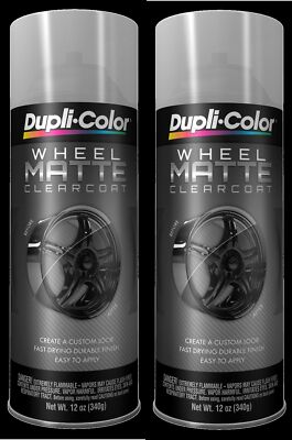 Dupli-Color HWP106 Matte Clearcoat High Performance Wheel Paint - 12 oz.   (2