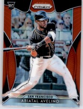 2019 Prizm Red Holo Abiatal Avelino Rookie RC Refractor Parallel Giants #231
