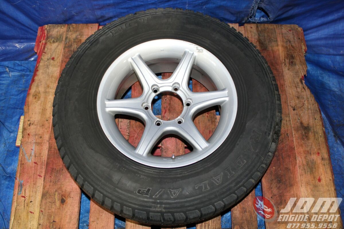 JDM KOSEI 16X7 +25 6-LUG WITH 245/75/16 LIGHT TRUCK TIRE #3 JDM KOSEI 16X7 +25 6-LUG WITH 245/75/16 LIGHT TRUCK TIRE #3