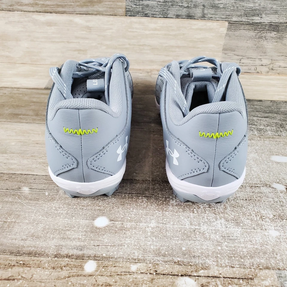 Under Armour Leadoff Low RM Niños Zapatos Talla 2.5 Gris Jaspeado Blanco Botines Tenis Foto 3 de 4