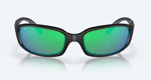 Costa Del Mar Brine Matte Black / Green Mirror Polarized Glass 580G - BRAND NEW - Picture 2 of 4