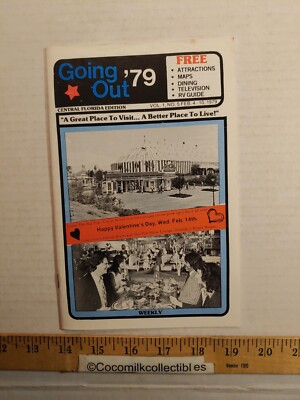 Vintage Feb 4-10 1979 Going Out Central Florida Edition Guide Booklet