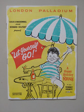 London Palladium 'Let Yourself Go' Programme Harry Secombe, Roy Castle 1960's