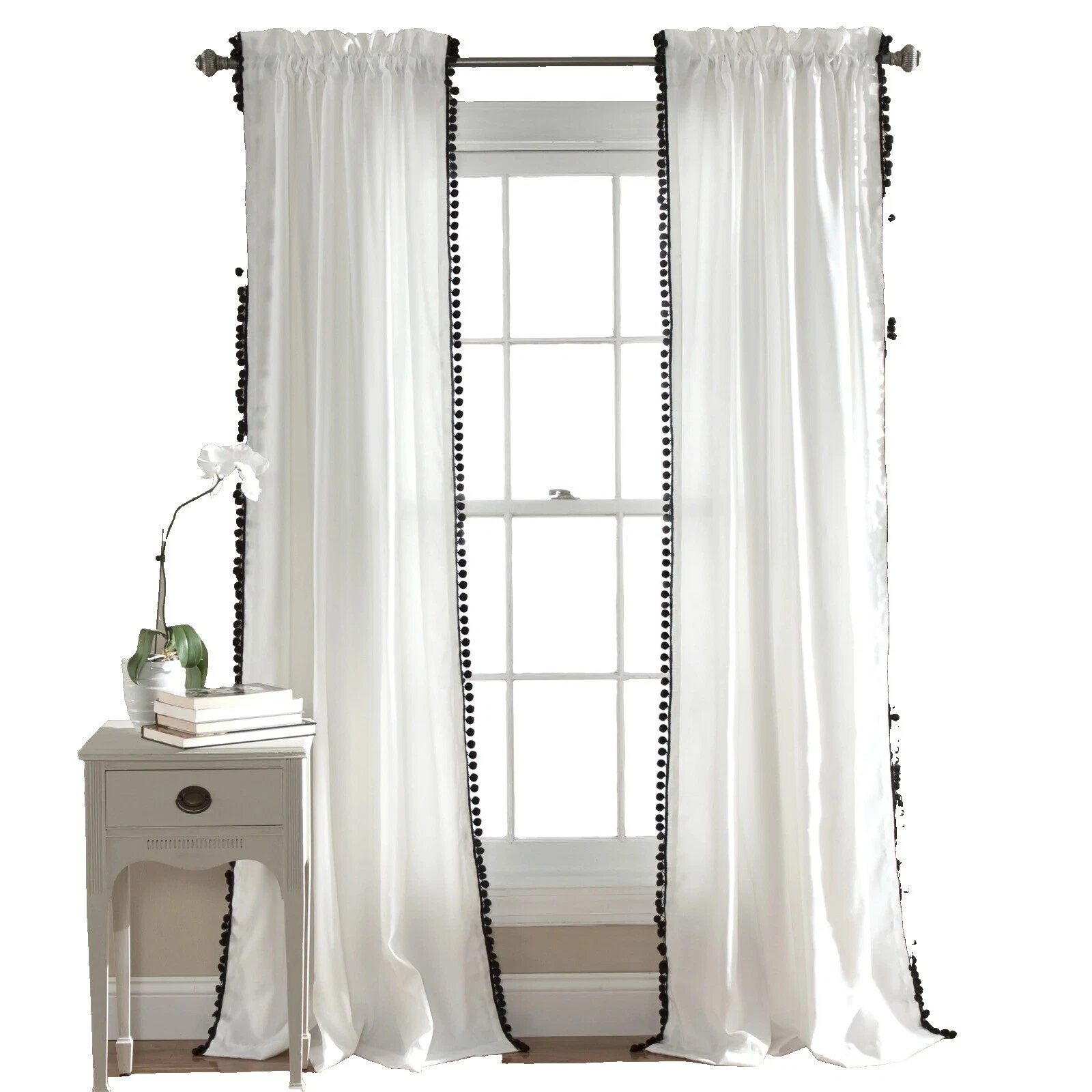 Cortinas blancas White, cortinas y cenefas