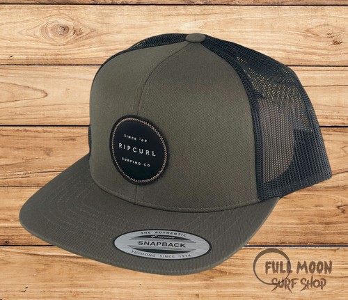 New Rip Curl Routine Patch Snapback Trucker Cap Hat