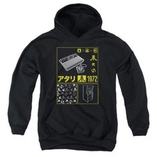 Atari Kids Hoodie Kanji Squares Black Hoody