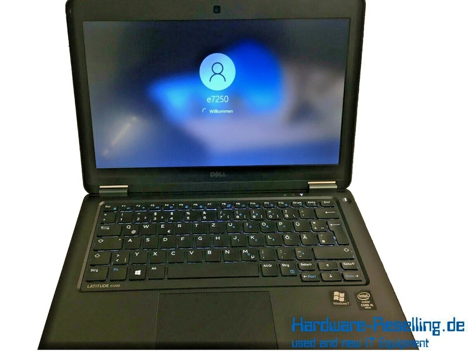 Dell Latitude E7250 Notebook Win10p i5-5300 2,3GHz 8GB 256GB SSD WebCam  LTE 4G - Bild 2 von 4